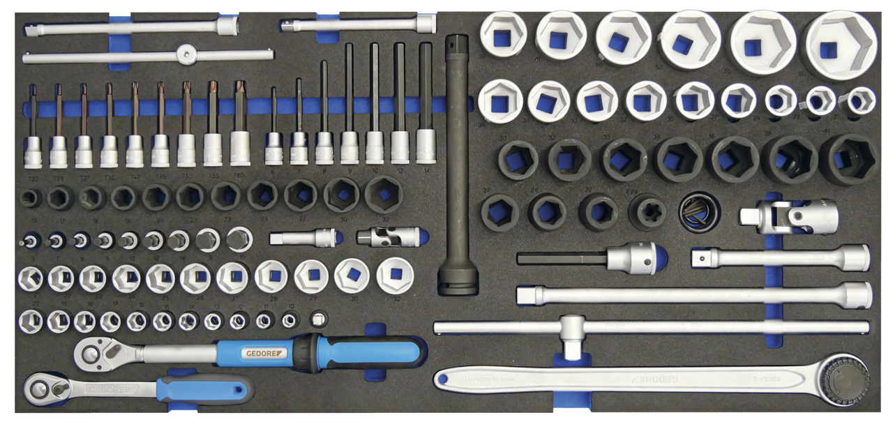 Mobile workbench with tool assortment