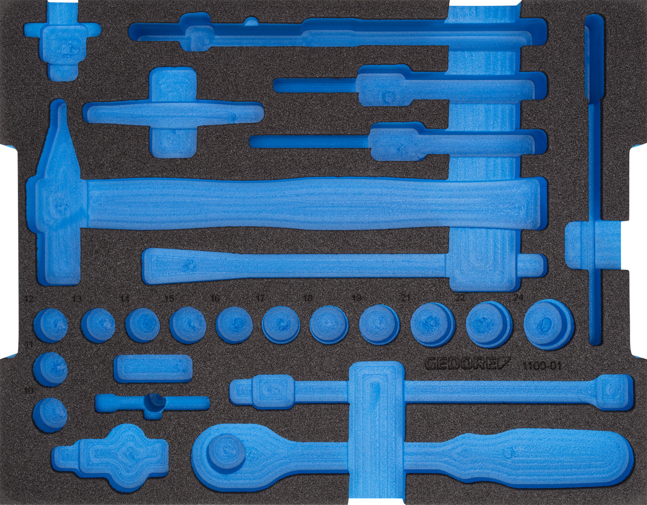 Foam insert 2/2 L-BOXX 136 empty
