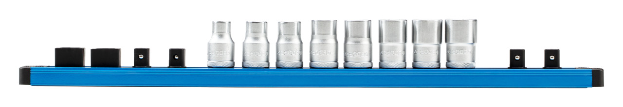 Sockets 1/2" with holding rail