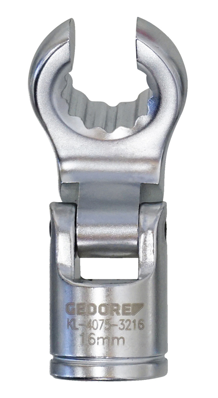 Flex. Ring Wrench ins., waf 16mm, (D-6 flat), 3/8"