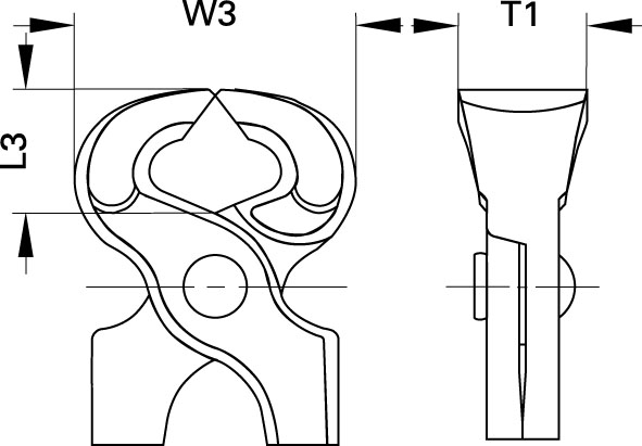 Pincer 225 mm