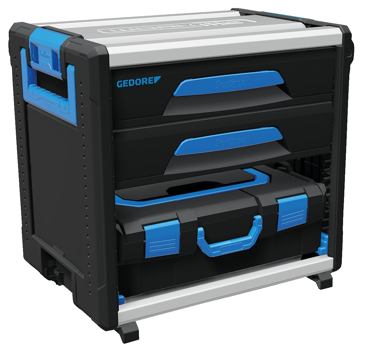 WorkMo W2, 2 drawers H6, compartment for L-BOXX