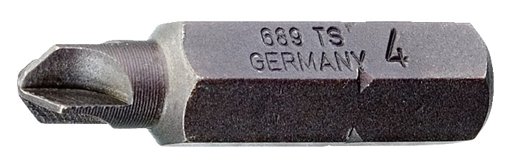 Screwdriver bit 1/4" Four-Wing TORQ-SET 8 mm