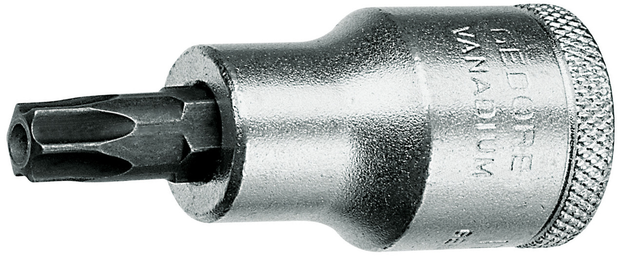 Screwdriver bit socket 1/2" TORX T27