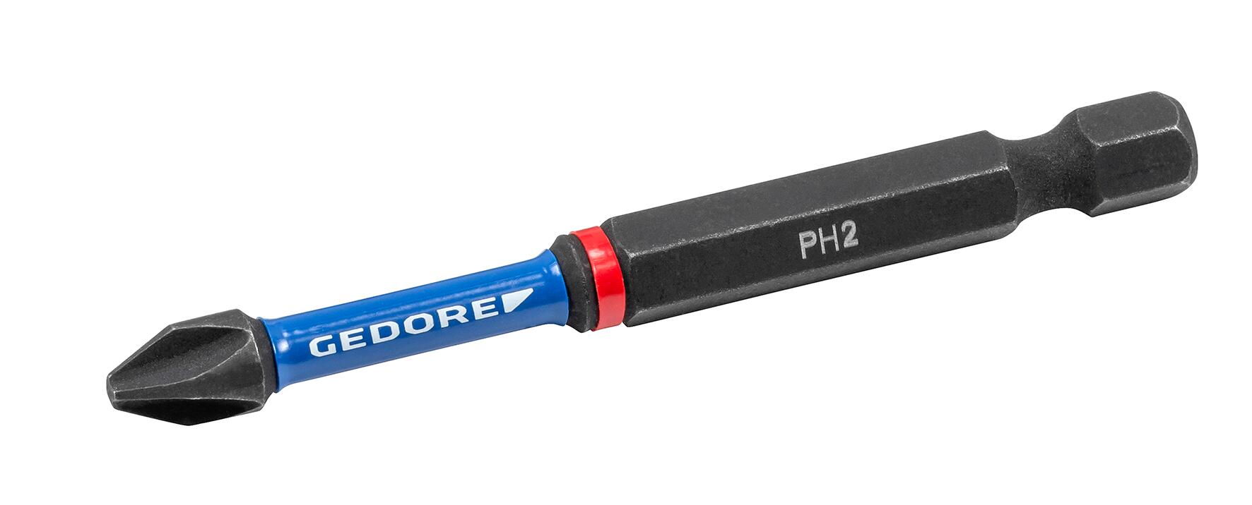Torsion bit set 2 pieces PH 2, length 70 mm