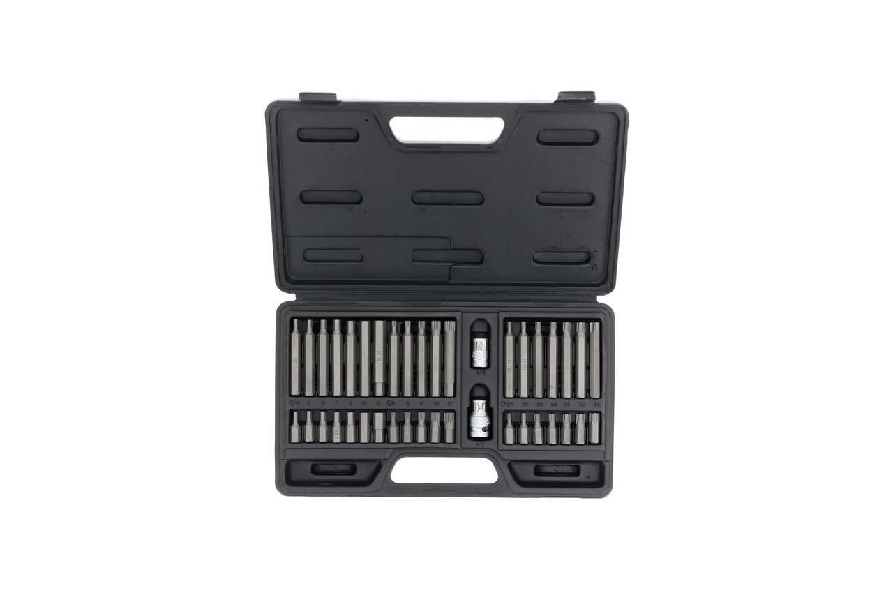 Bit set 10mm TX+XZN+hex. 40pcs