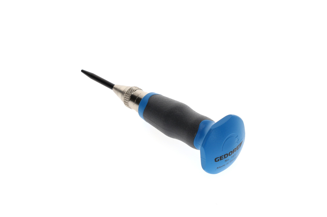 Automatic centre punch with tip