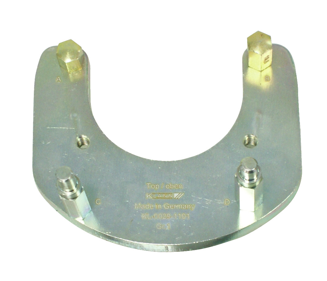 Support plate, size 1, with Bolts