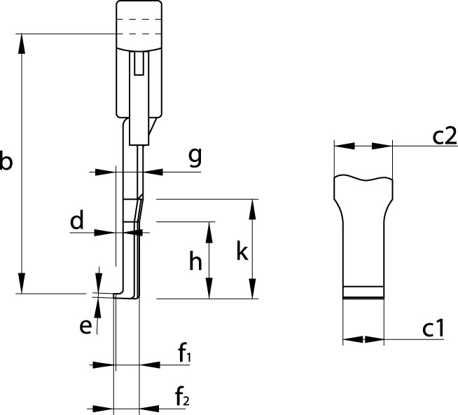 Pulling leg with quick-release clamp 150 mm Pulling leg with quick-release clamp 150 mm