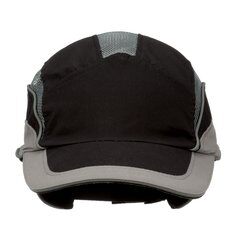 3M First Base 3 Bump Cap 2031217, Elite, Black/Grey, Standard Peak, 70mm, 20 EA/Case