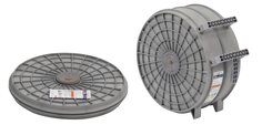 3M Zeta Plus Encapsulated System Filter Capsule, EXT, with ZB Series Media, E16R01A60ZB05A, 1 cell, 16 in