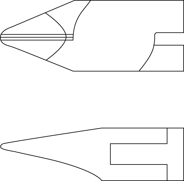 Side cutter carbide SMD