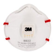 3M Particulate Respirator, FFP2, Valved, 8832