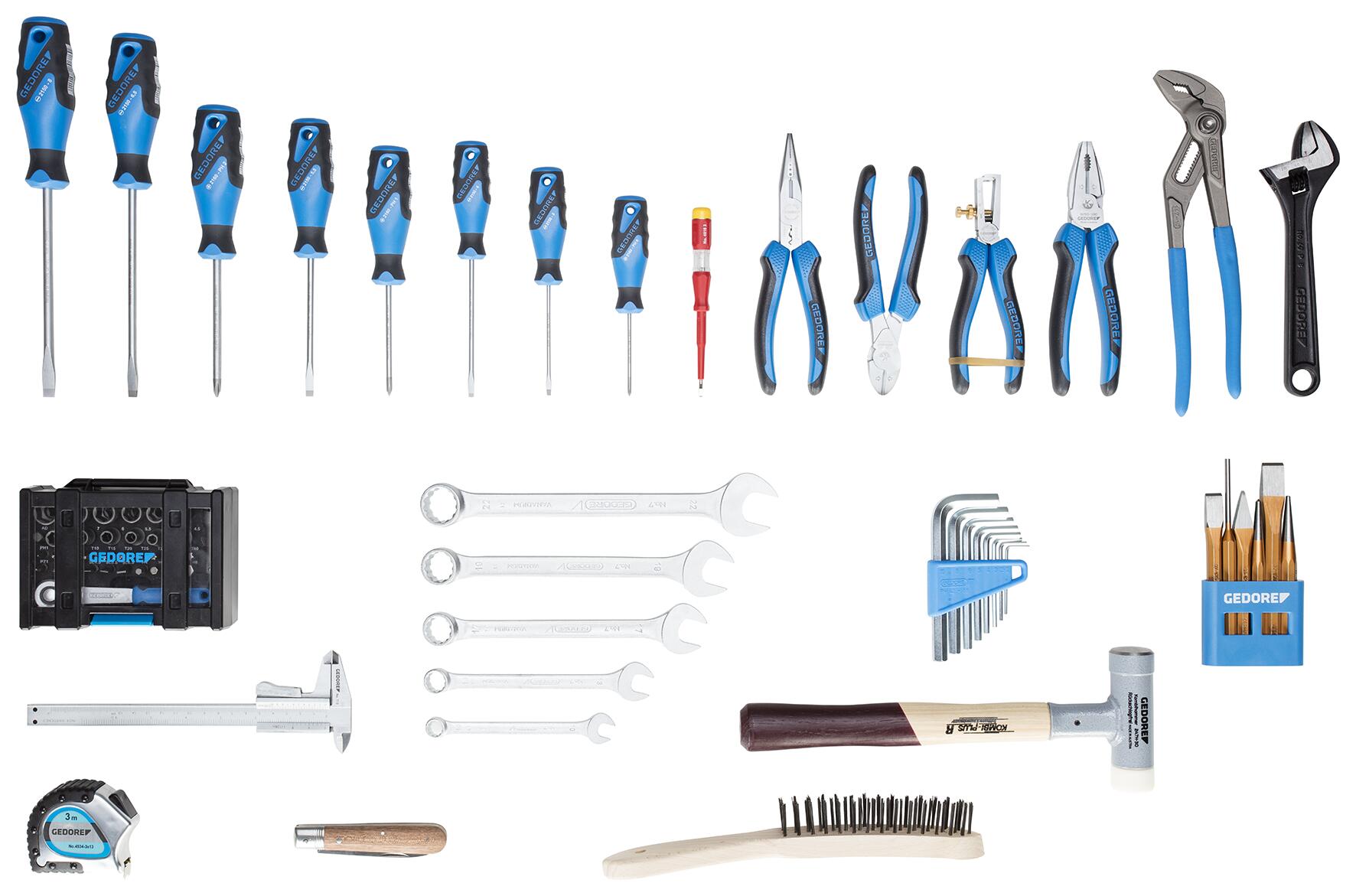 Tool set in case 74 pcs