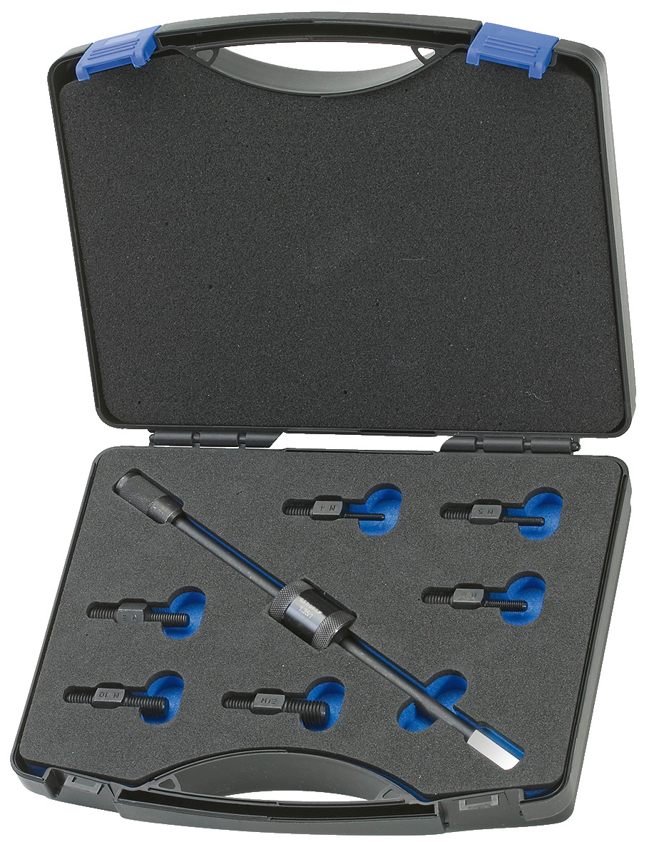 Threaded inserts with impact bearing puller