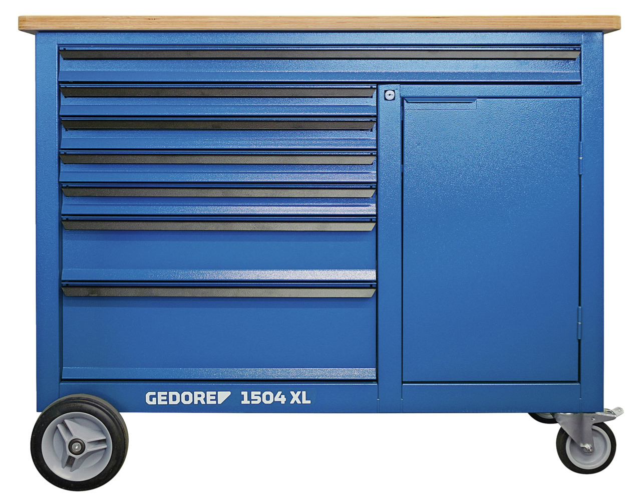 Mobile workbench with tool assortment Mobile workbench with tool assortment