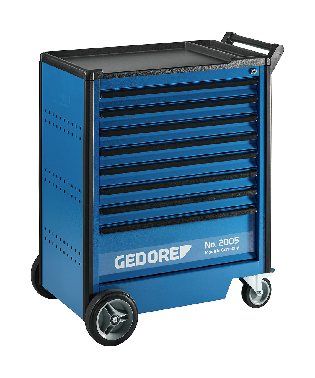 Tool trolley with 8 drawers