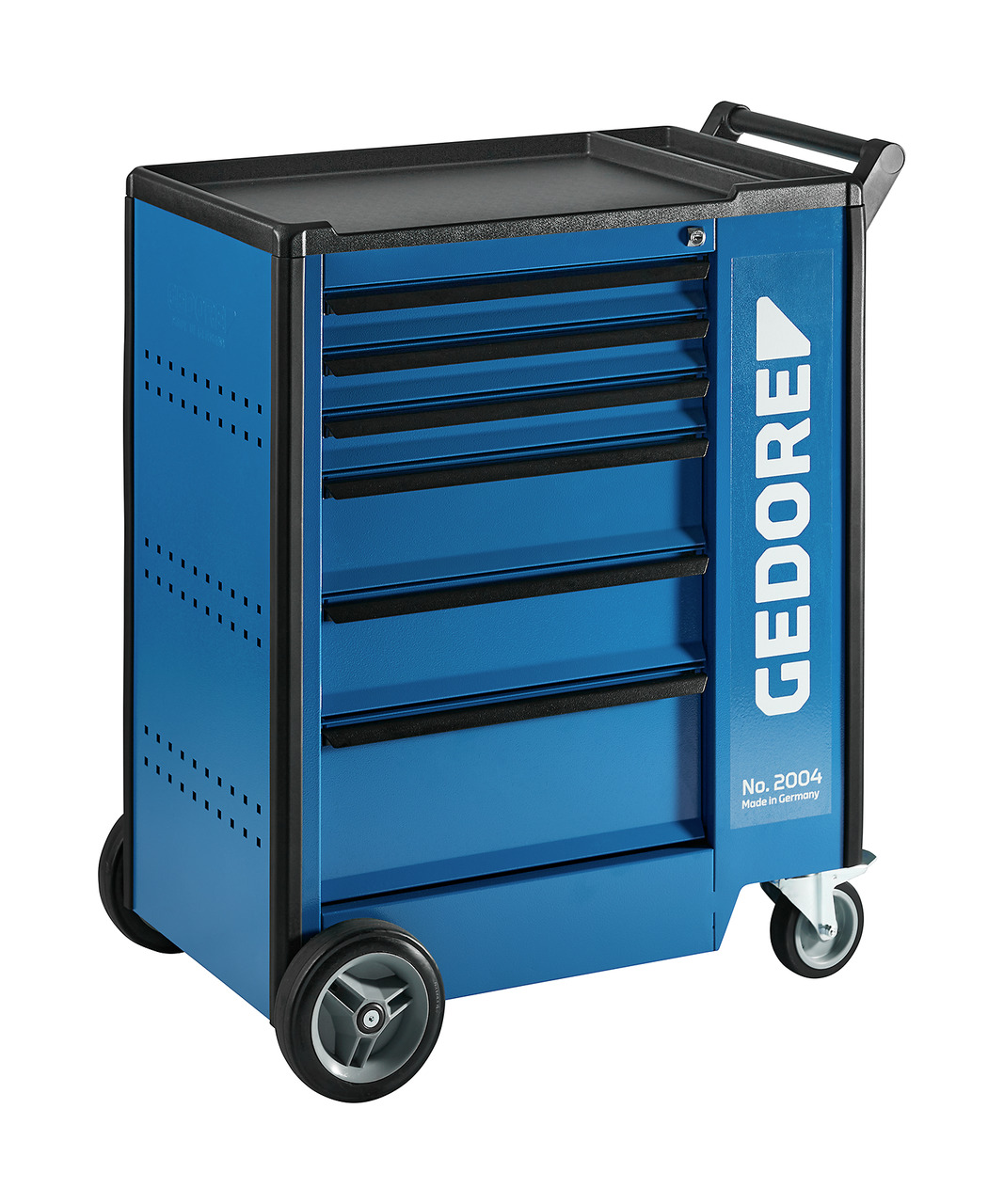 Tool trolley with 6 drawers