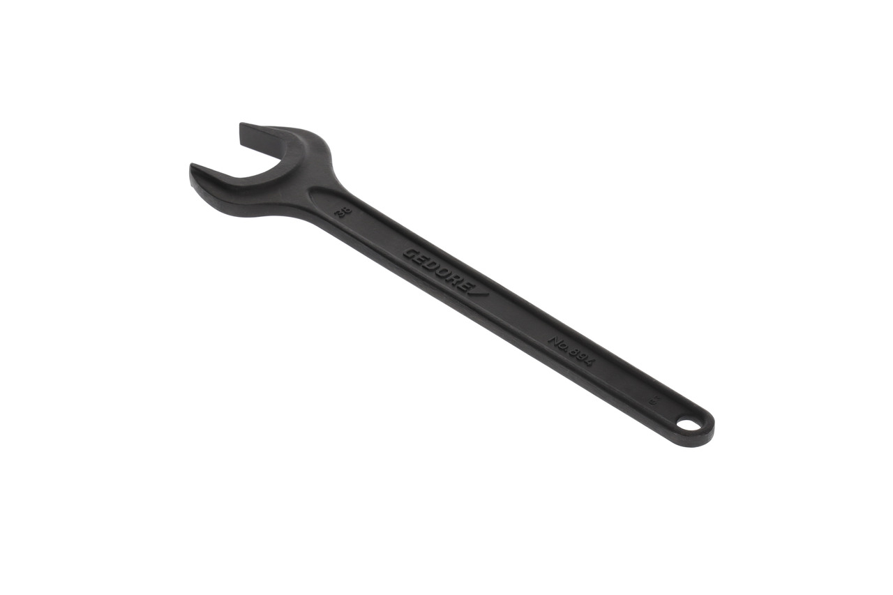 Single open ended spanner 38 mm