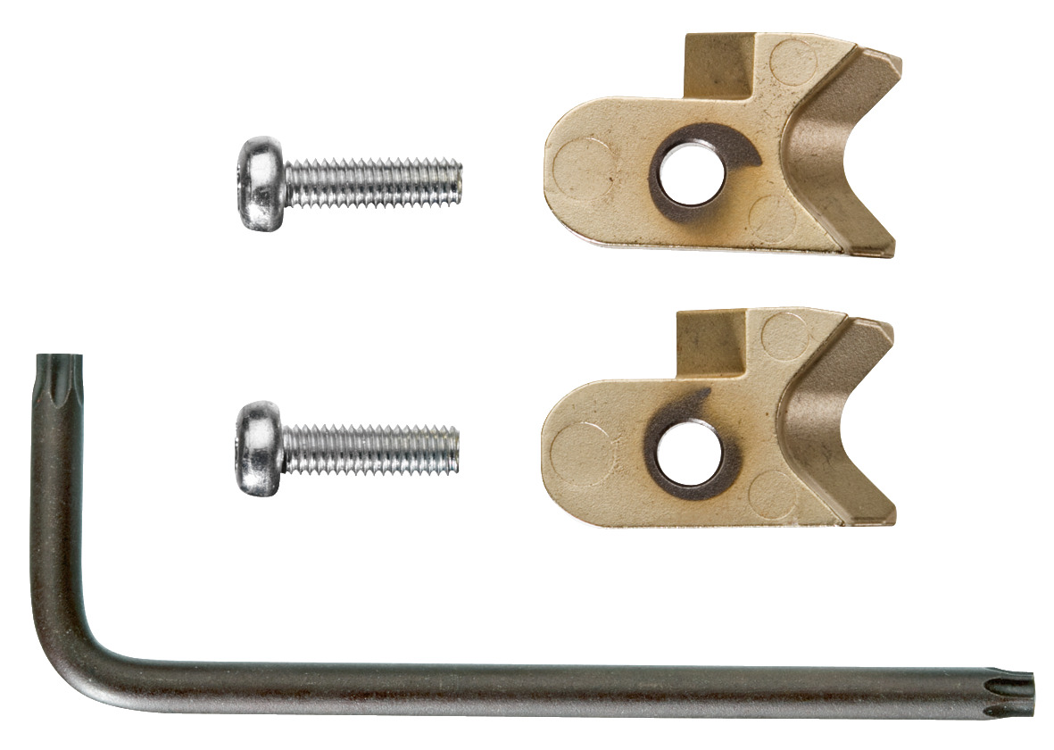 Set of spares for wire rope cutter