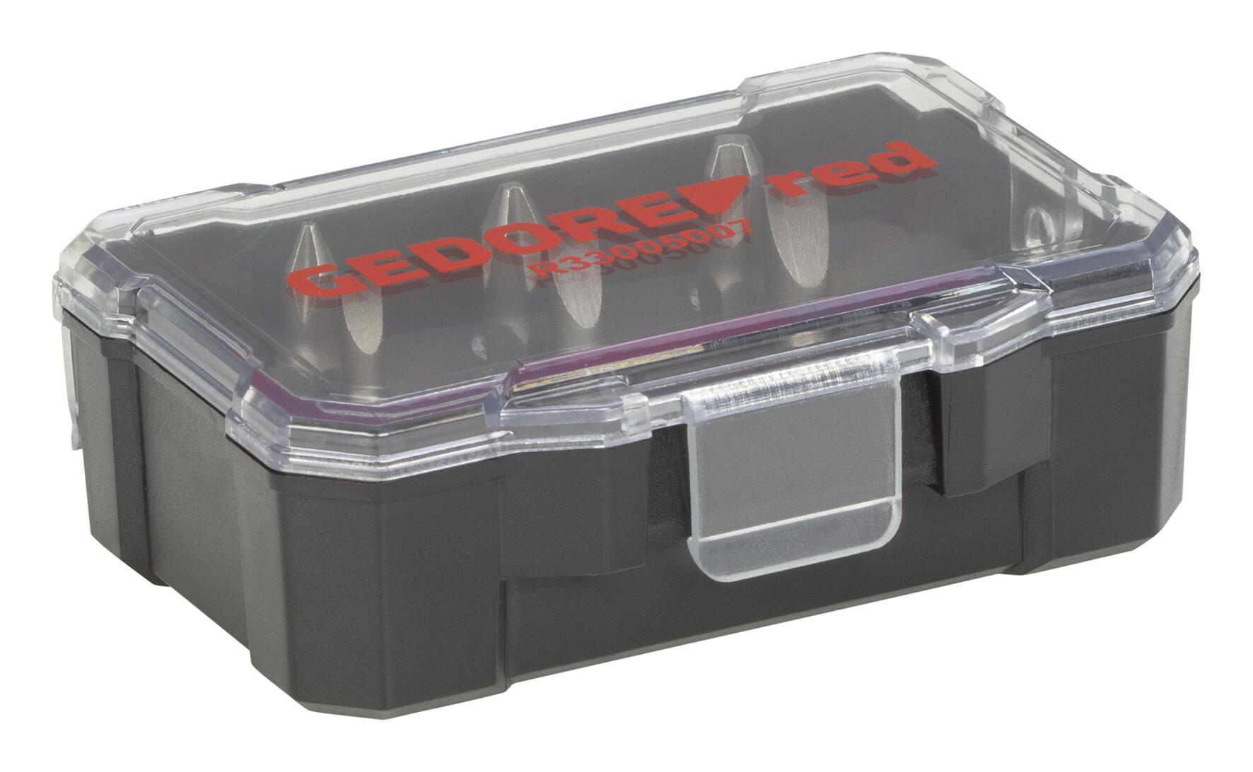 Bit box 1/4 PH+SL+bit holder magn. 7pcs
