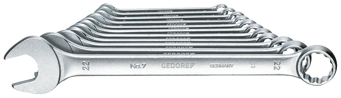Combination spanner set 11 pcs UD profile 8-22 mm