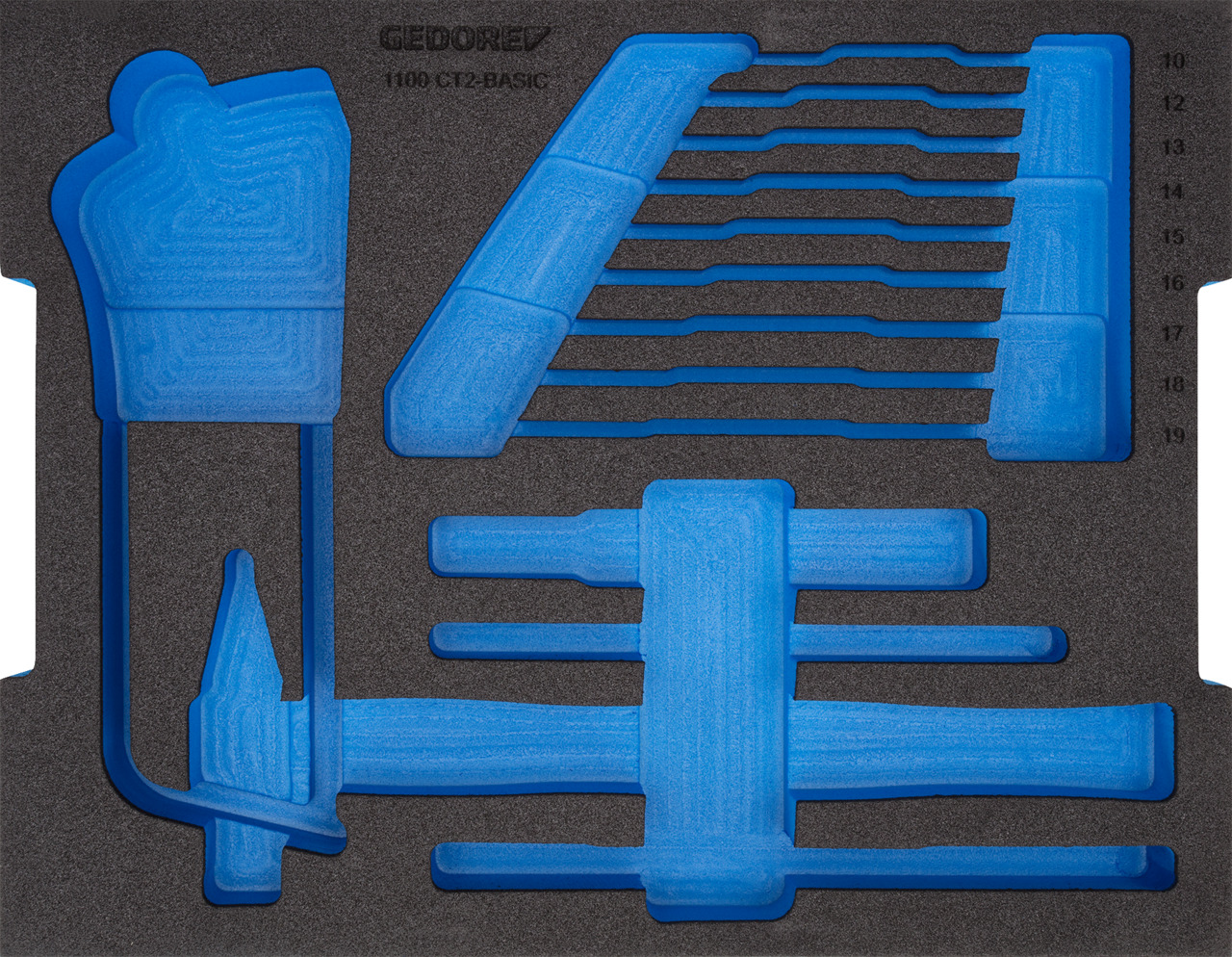 Foam insert 2/2 L-BOXX 136 empty