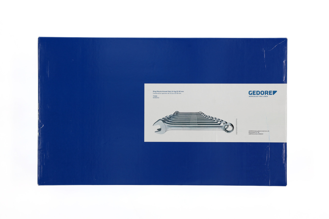 Combination spanner set 12 pcs UD profile 10-32 mm
