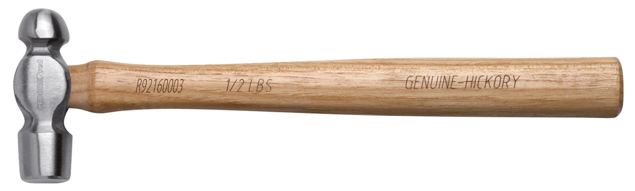 Engin.ball pein hammer 1/2lbs hickory