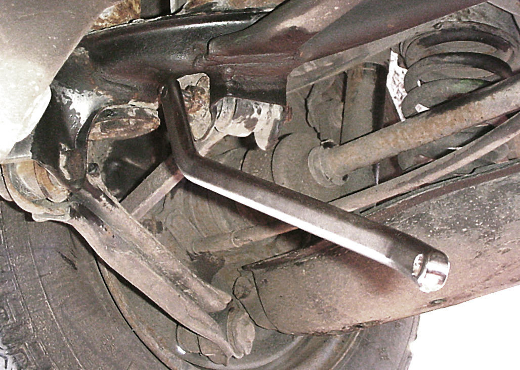 Bit Wrench (angled), reinf. des., w. 8 Bit Inserts