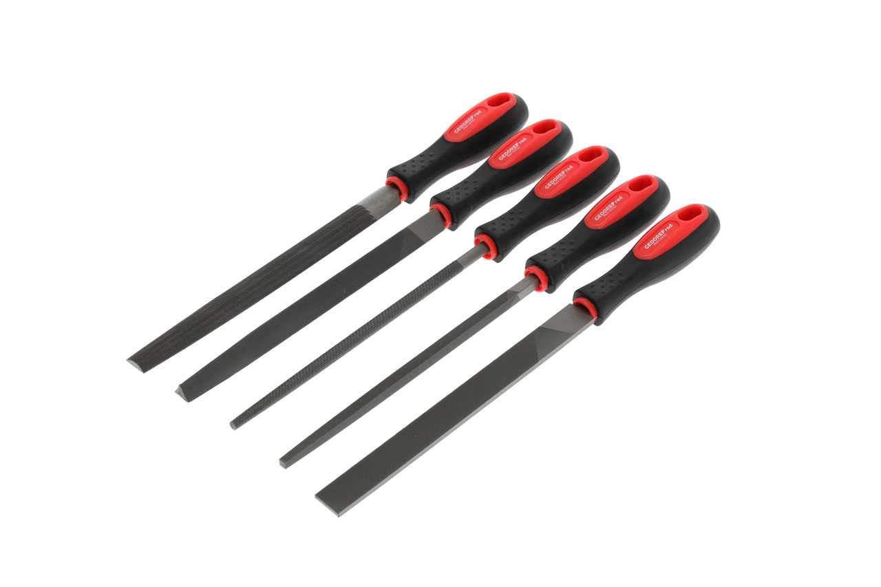File set tri.+sq.+flat+rnd+half-rnd 5pcs