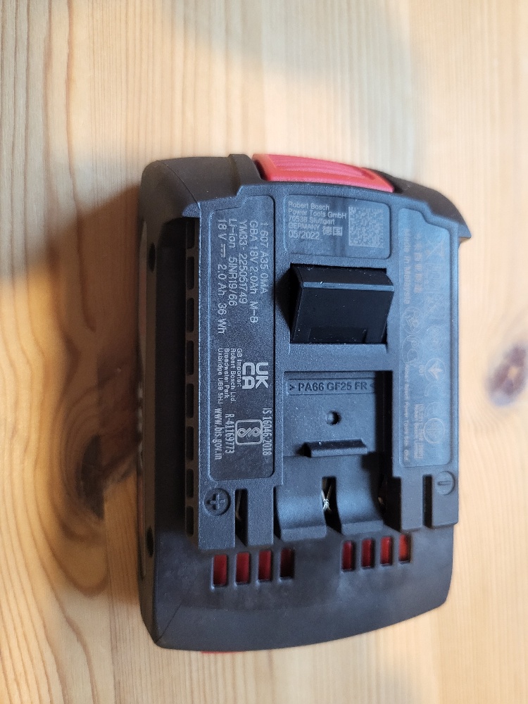 Replacement battery for battery gun for SikaForce-710 L30 415ml cartridge
