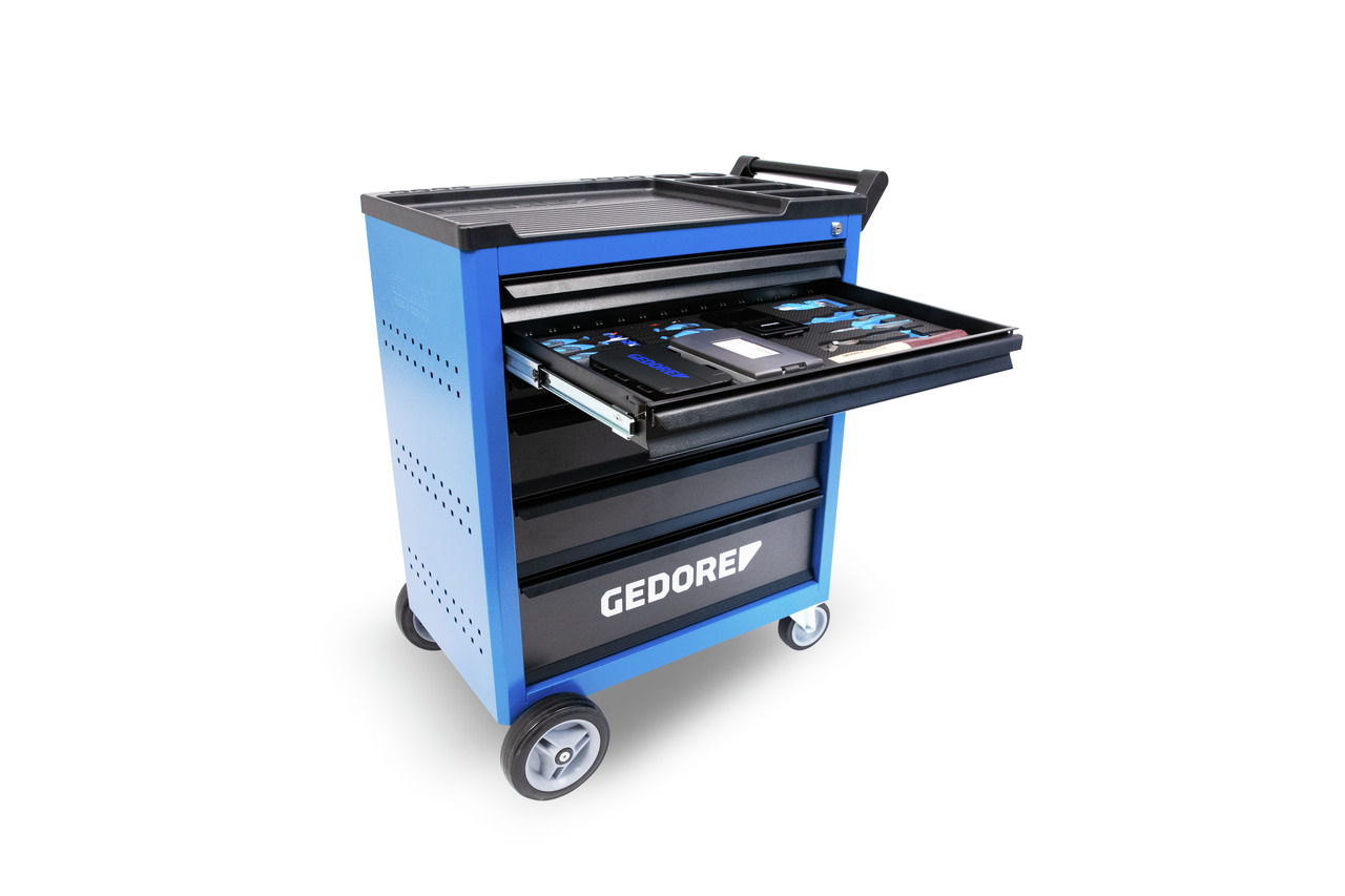 Tool trolley with assortment Tool trolley with assortment