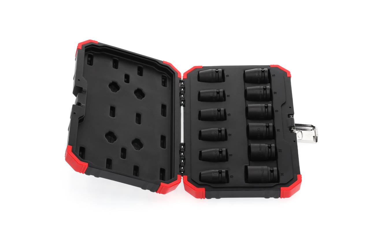 Impact socket set 1/2 12pcs