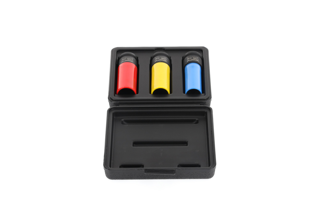 Impact socket set 1/2 3pcs