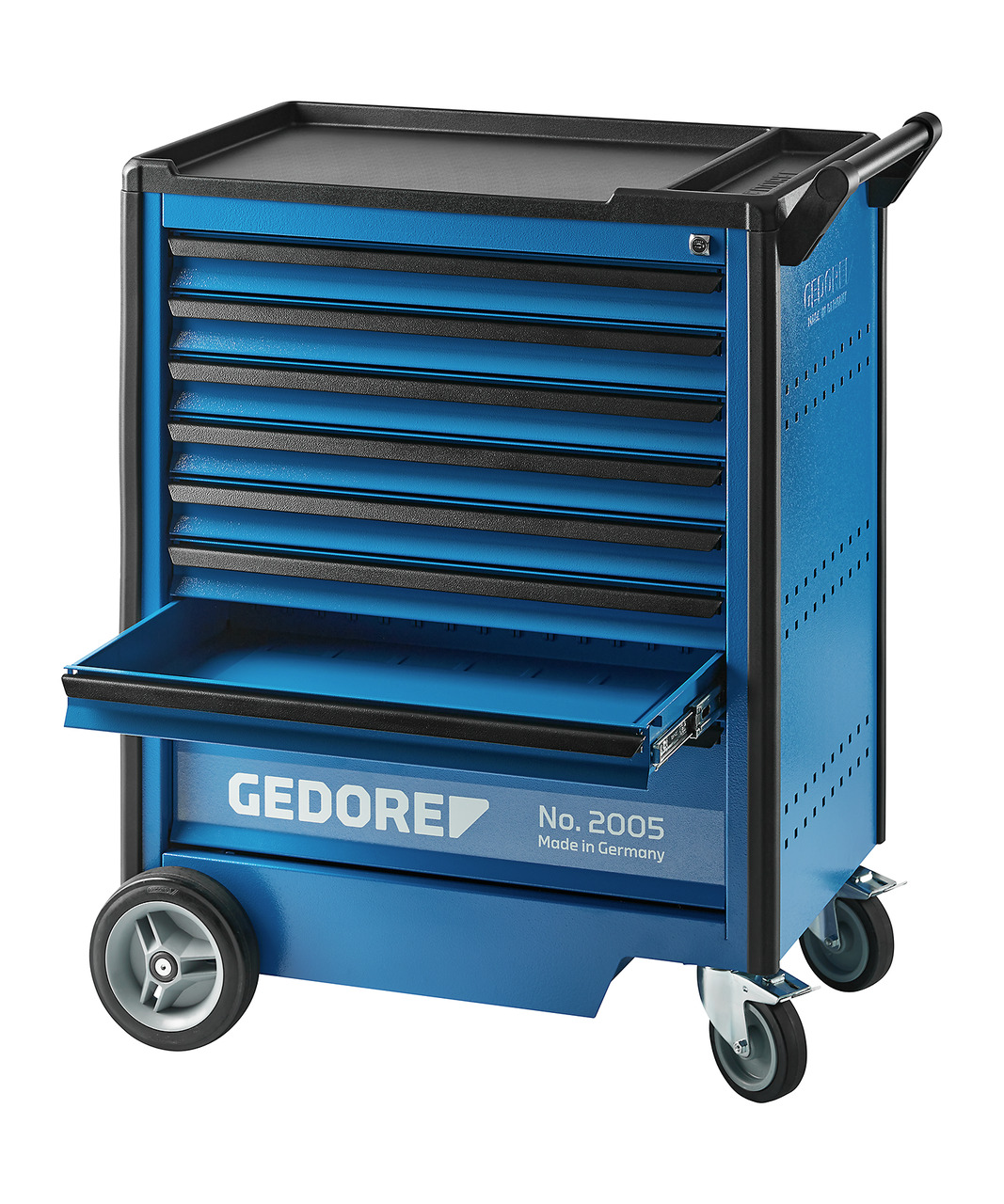 Tool trolley with 8 drawers