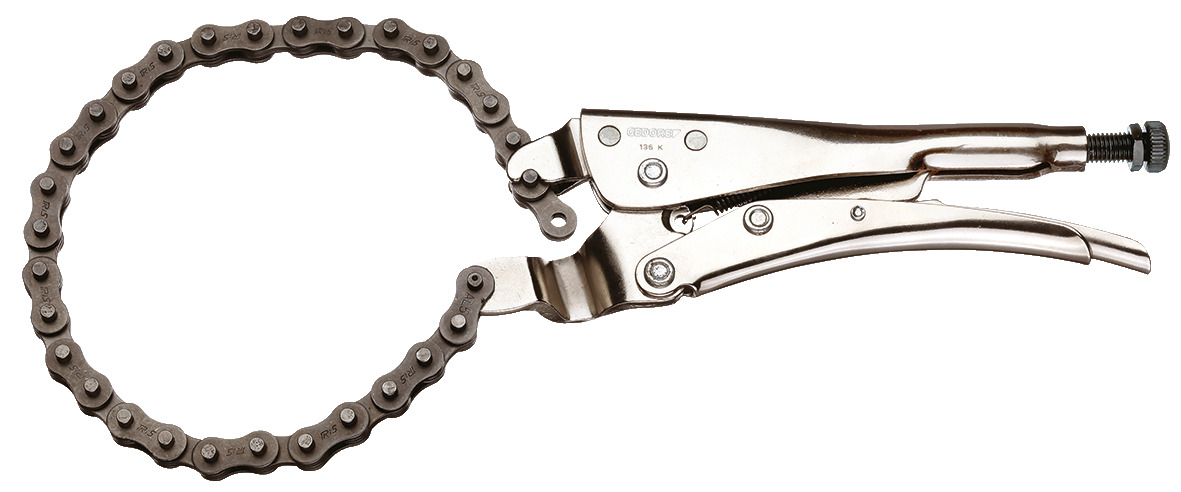 Chain grip wrench