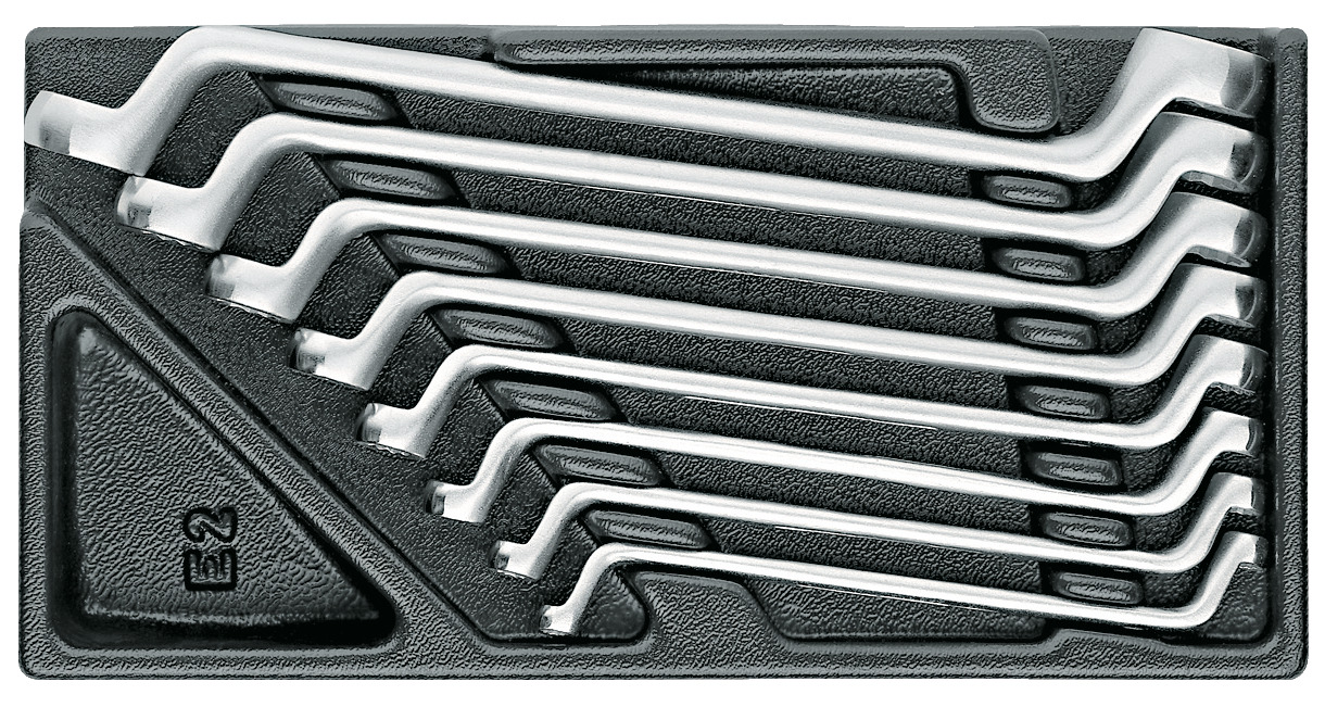Double ended ring spanner set in ES module