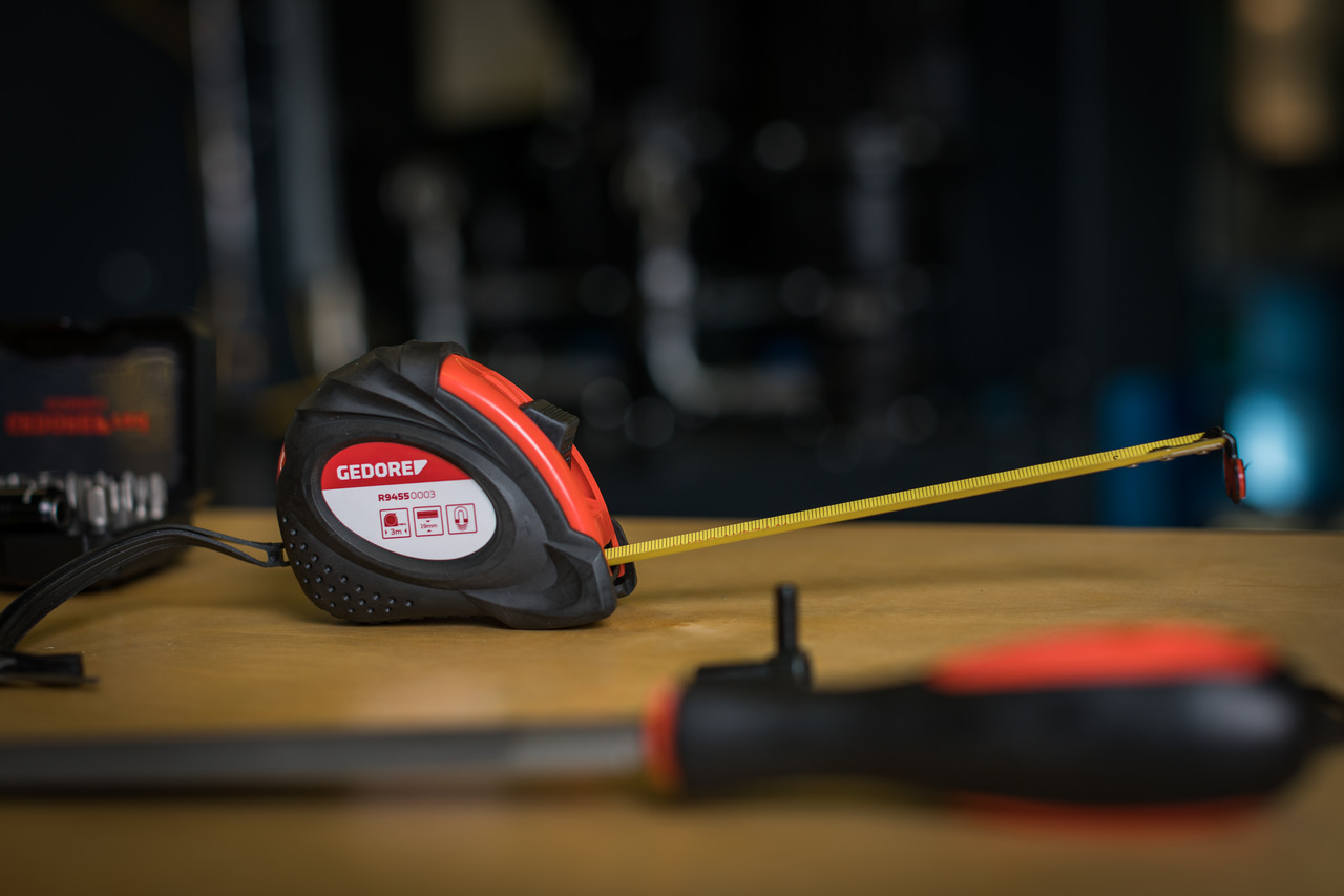 Tape measure l.3m tape-w.19mm class.II