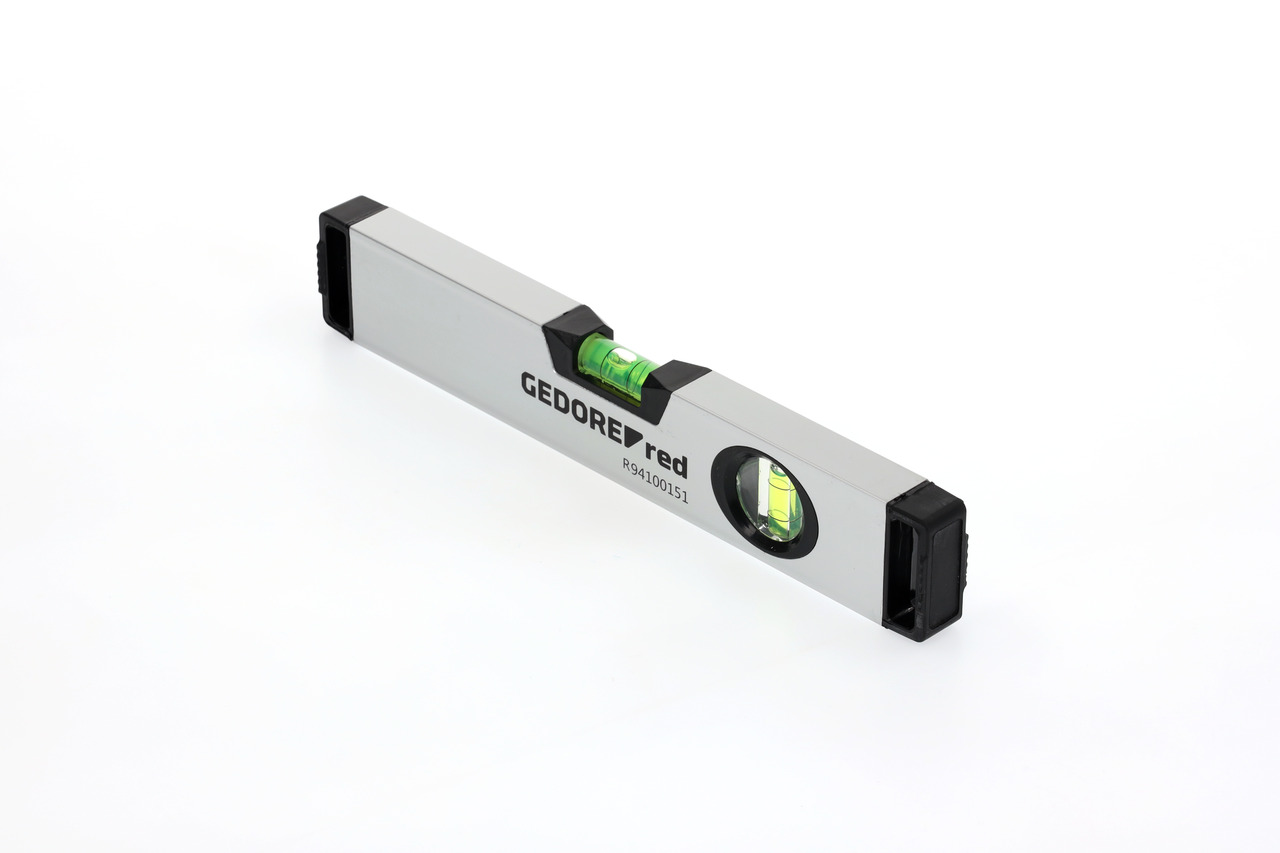 Spirit level l.300mm 2xlevel magn. alum.
