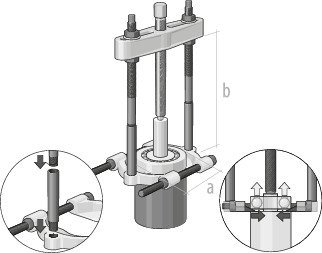 Juego de extractor de guillotina