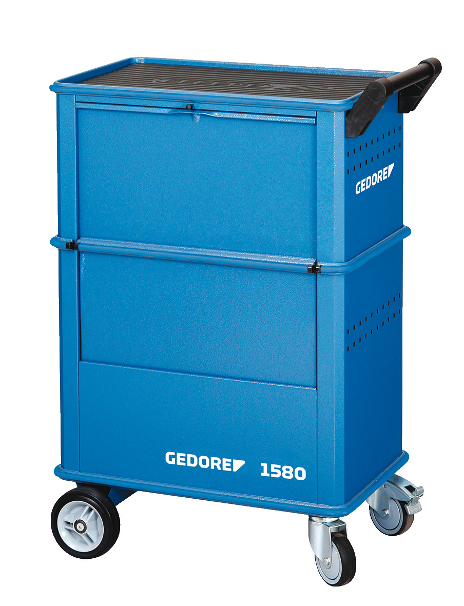 Tool trolley with 4 drawers
