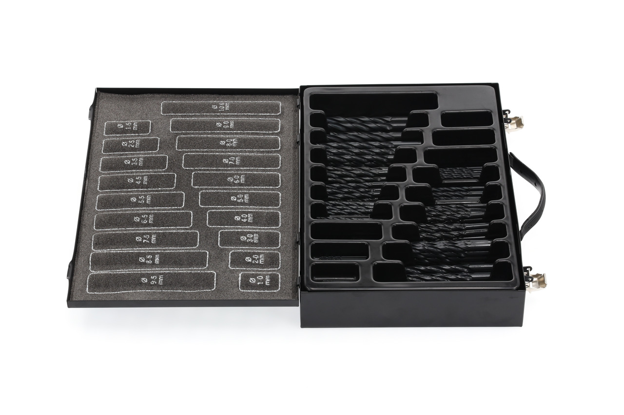 Twist drill set d.1-10mm 0.5pitch170pcs