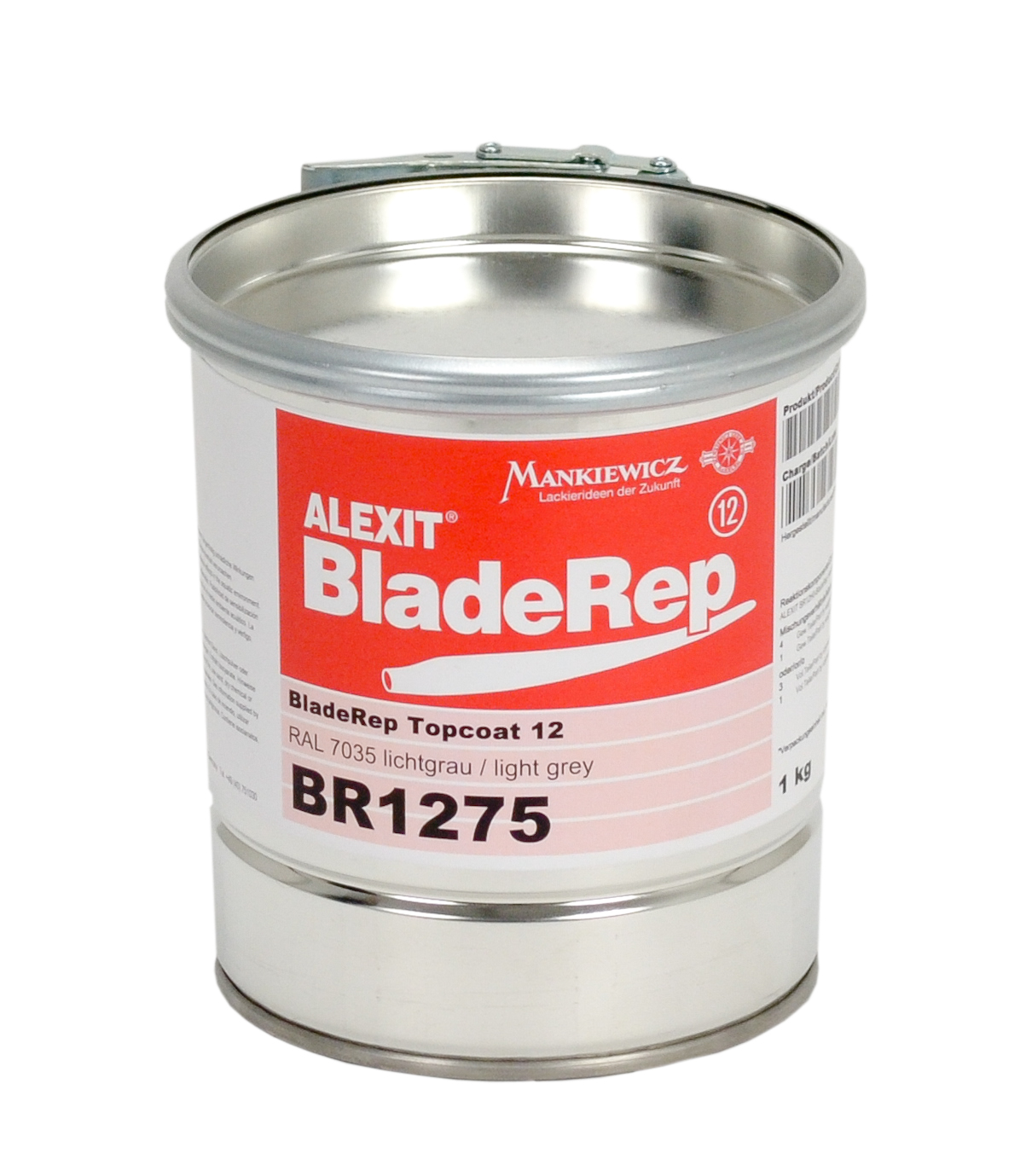 ALEXIT BladeRep Topcoat 12, RAL 9018 Papyrus White, 1 kg Kit