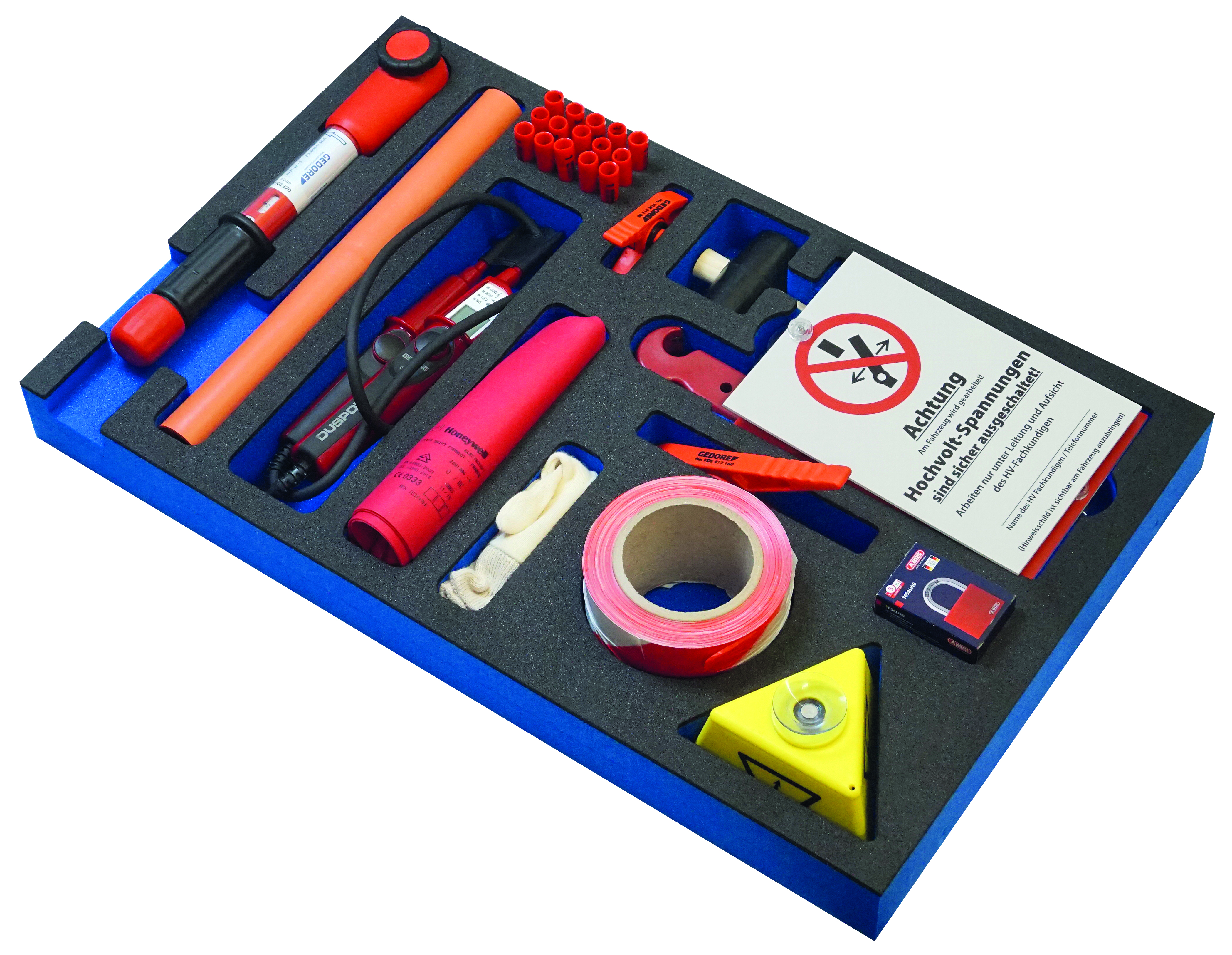 Tool Trolley including high voltage assortment,