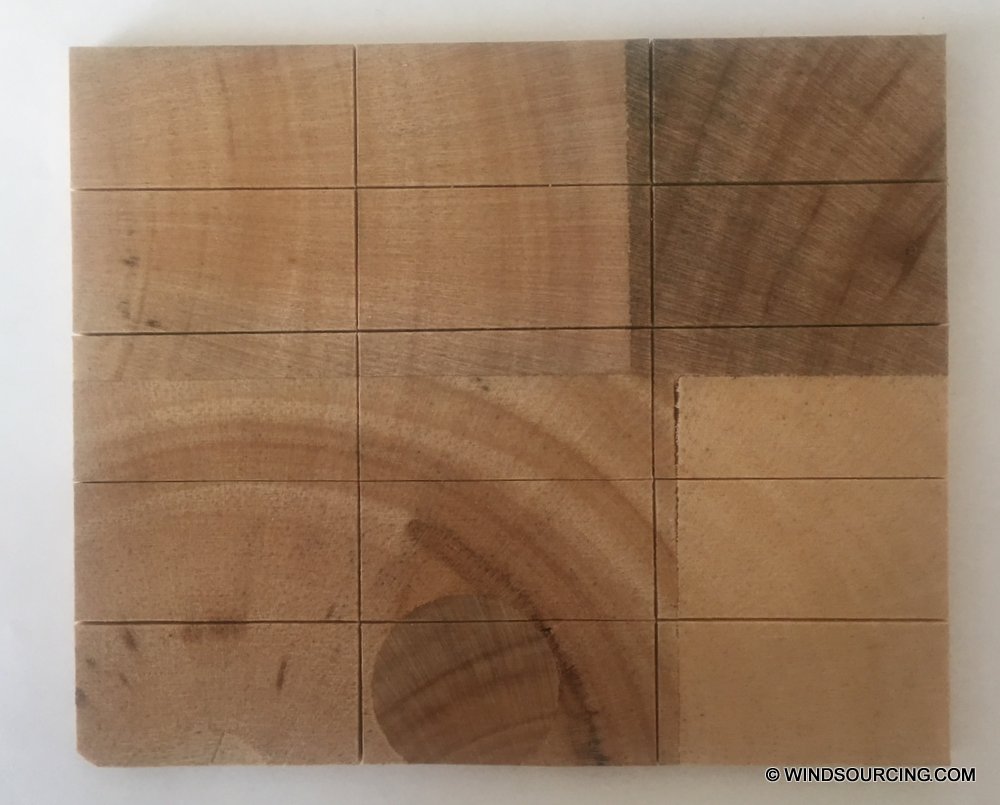 Balsawood 1220x610x38,1mm (diced), 5,33 Kg/m2