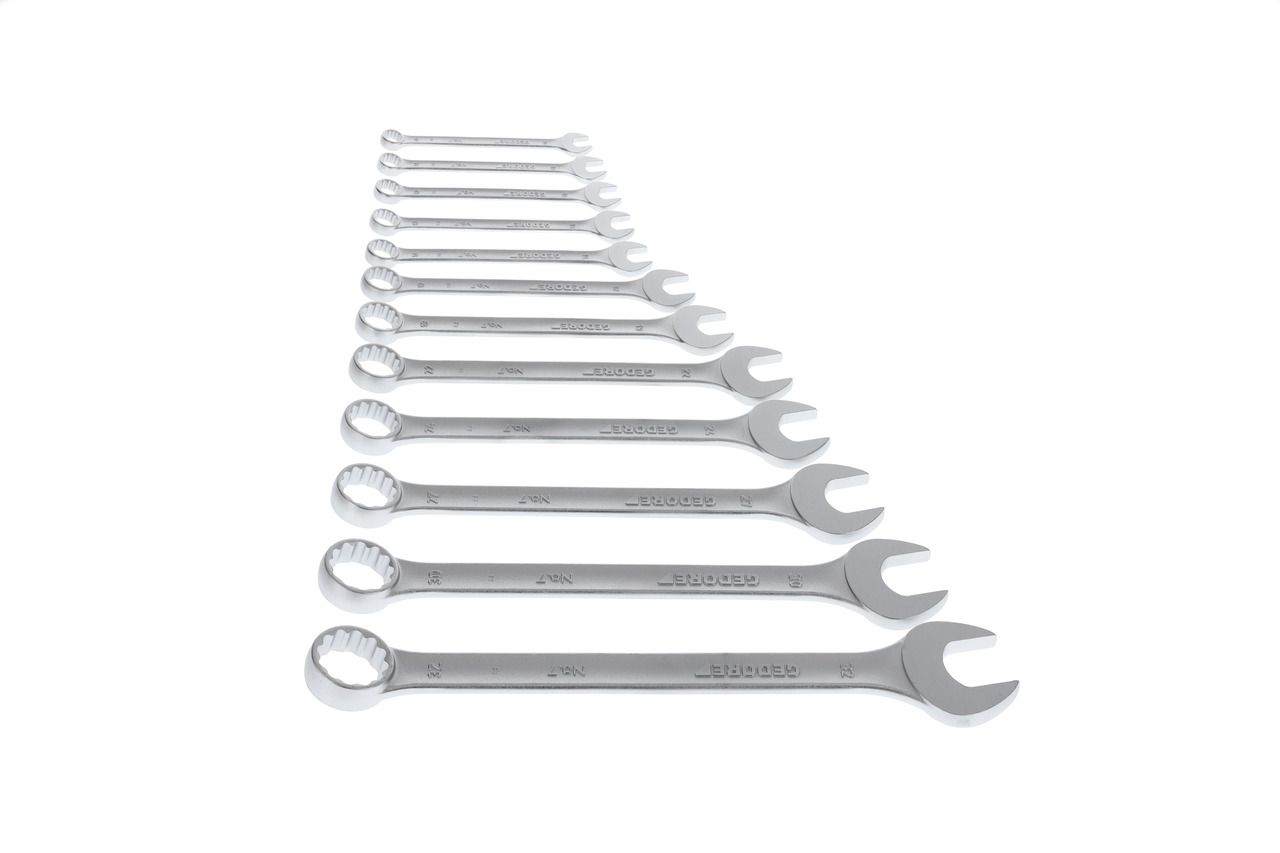 Combination spanner set 12 pcs UD profile 10-32 mm