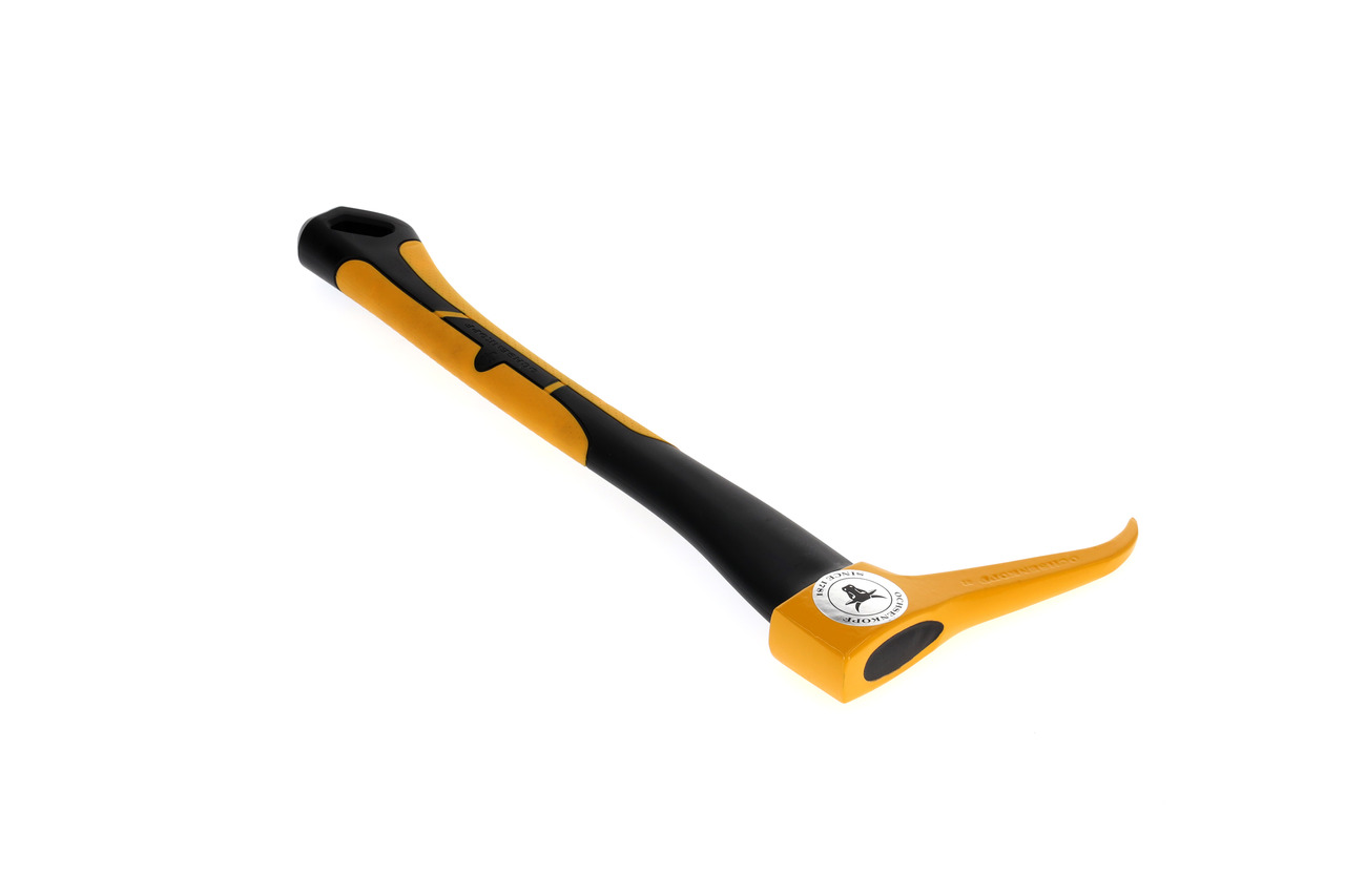 Hand hookeroon with plastic handle