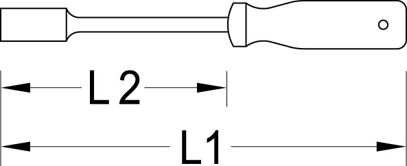 Bit screwdriver 1/4", 210 mm Bit screwdriver 1/4", 210 mm