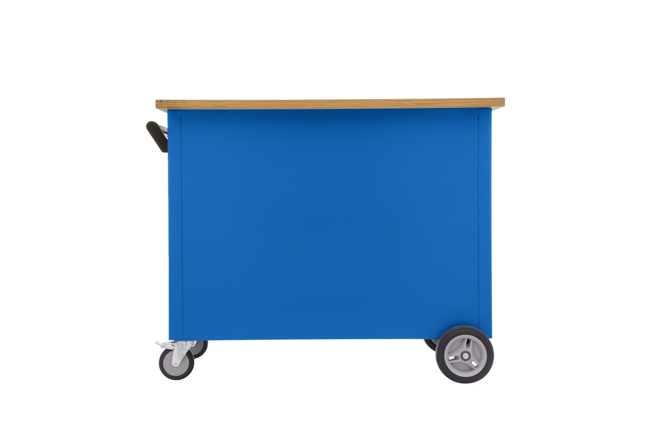 Mobile workbench with 5 drawers